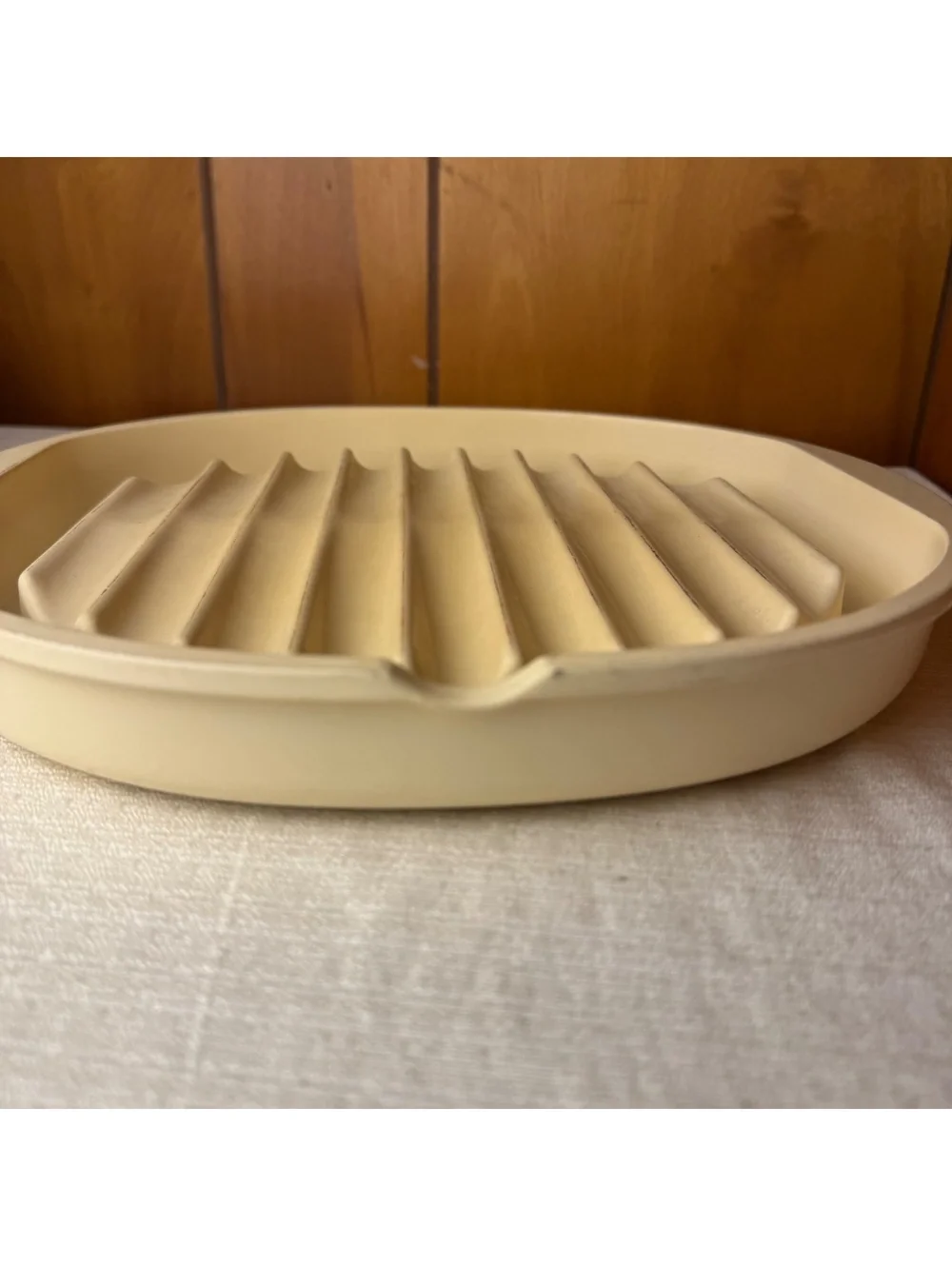 Vintage Rubbermaid Microwave Cookables Bacon Cooker Rack Tray 5518 Beige